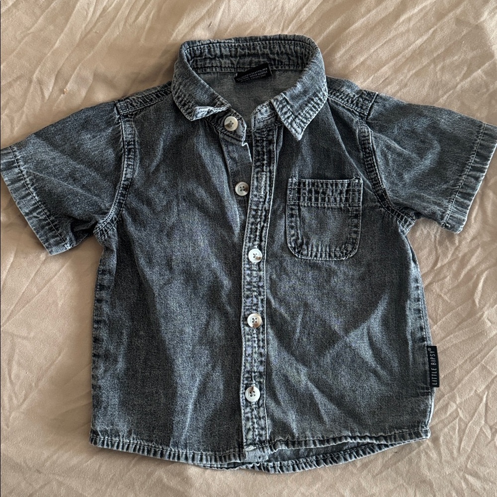 Little Bipsy Denim Shirt